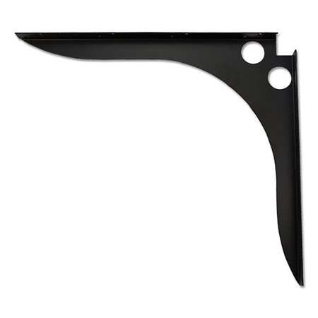 FASTCAP Speed Brace 21 in. x 28 in. Black Heavy-Duty Shelf Bracket FC.SB21X28BL